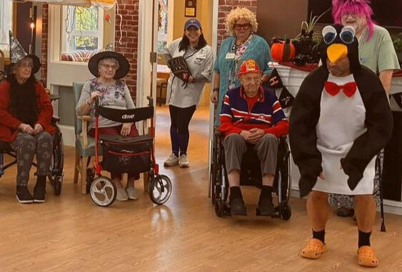 Halloween at Hillside Pines (I´m the penguin)